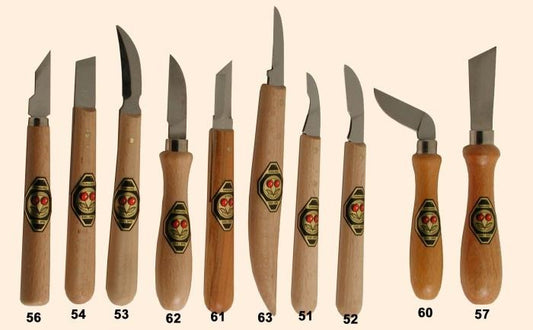 Chip Carving Knives by Two Cherries